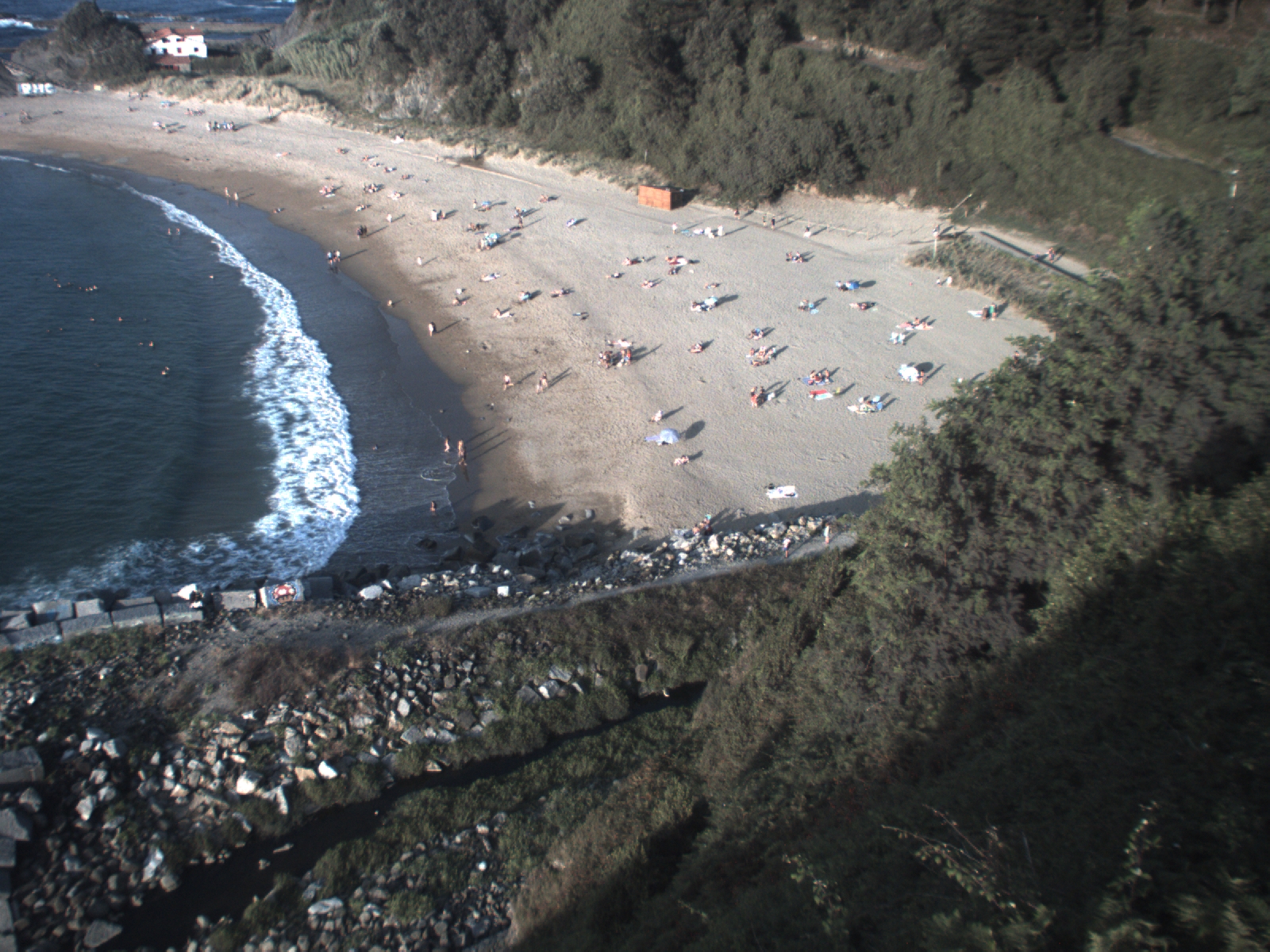 Webcam de la playa de Saturraran (Mutriku)